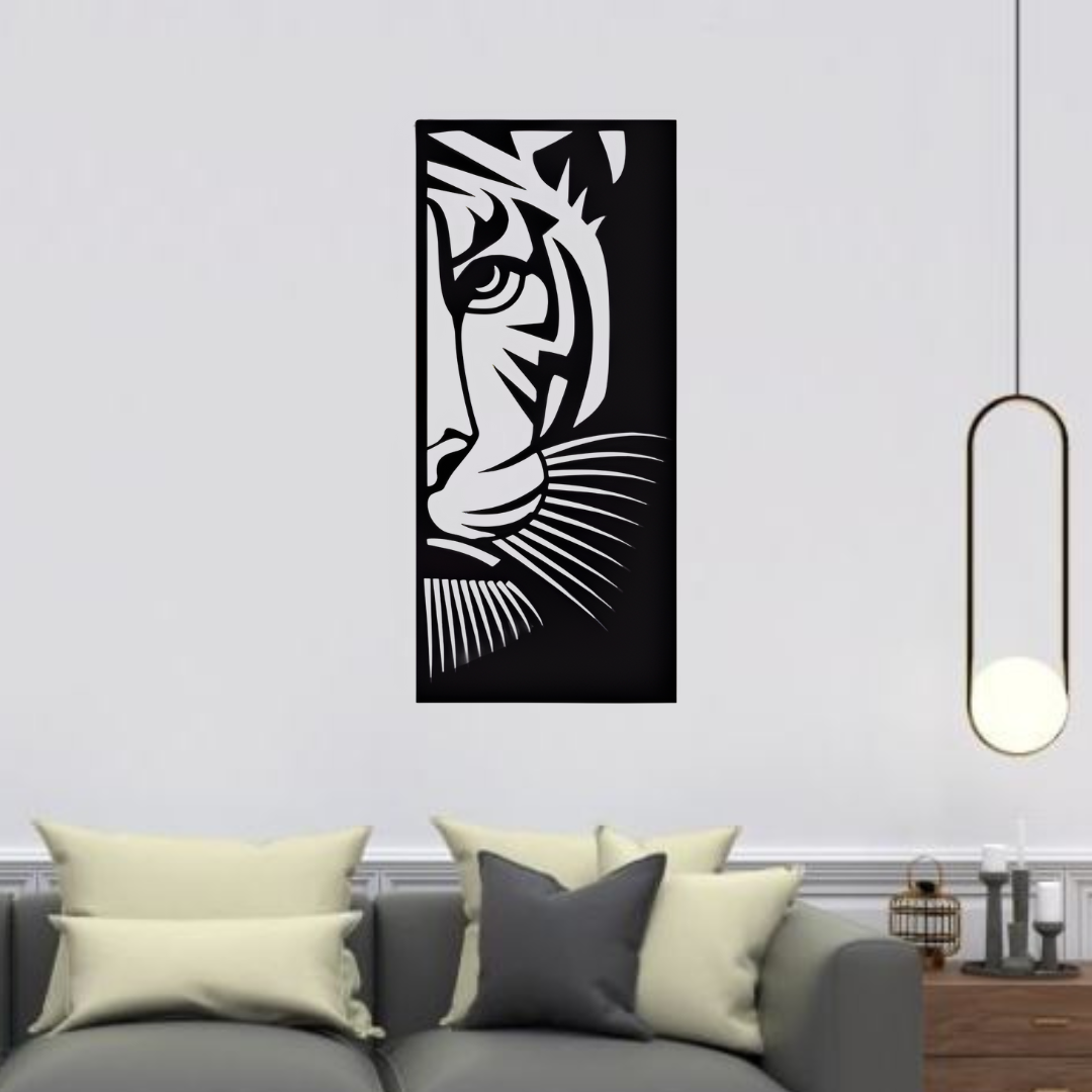 Buy Laser Cut Tiger-Design Wooden Wall Decor - Wooden Wall Art | Decor We 